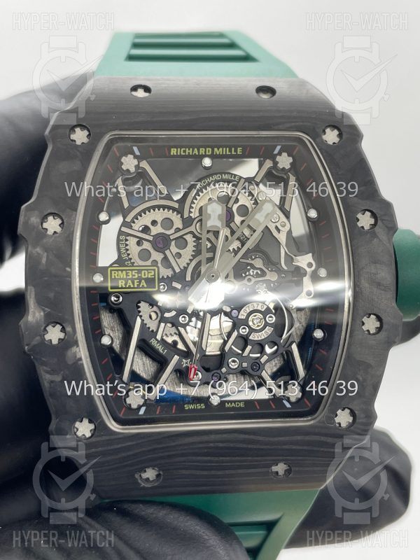 Товар Richard Mille RM 035-02 Rafa Carbon Green Фото 3 - Richard Mille RM 035-02 Rafa Carbon Green
