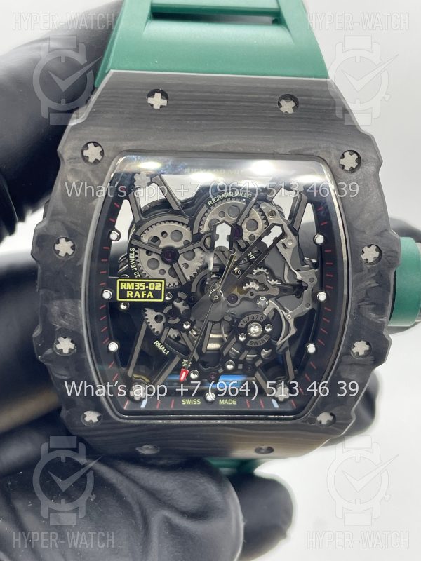 Товар Richard Mille RM 035-02 Rafa Carbon Green Фото 4 - Richard Mille RM 035-02 Rafa Carbon Green
