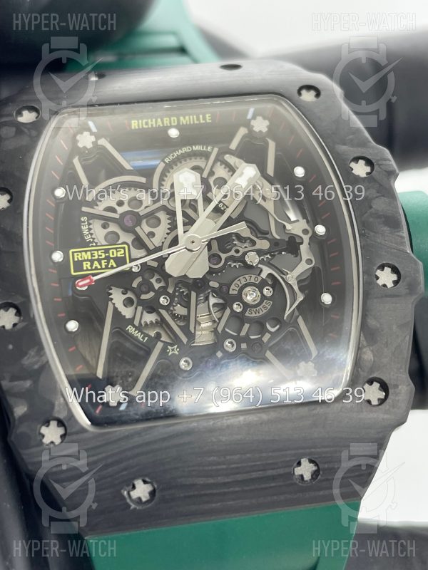 Товар Richard Mille RM 035-02 Rafa Carbon Green Фото 9 - Richard Mille RM 035-02 Rafa Carbon Green