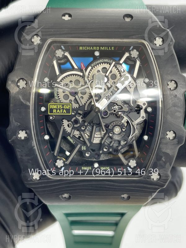 Товар Richard Mille RM 035-02 Rafa Carbon Green Фото 12 - Richard Mille RM 035-02 Rafa Carbon Green