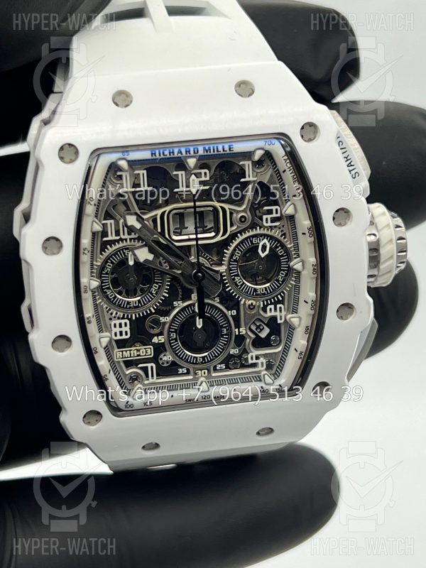 Товар Richard Mille RM 011-03 White Steel Фото 2 - Richard Mille RM 011-03 White Steel