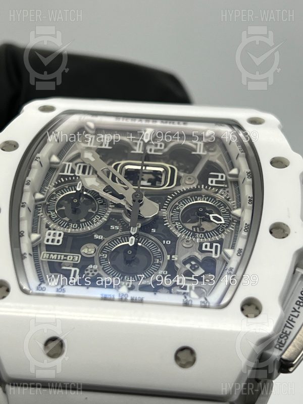 Товар Richard Mille RM 011-03 White Steel Фото 10 - Richard Mille RM 011-03 White Steel