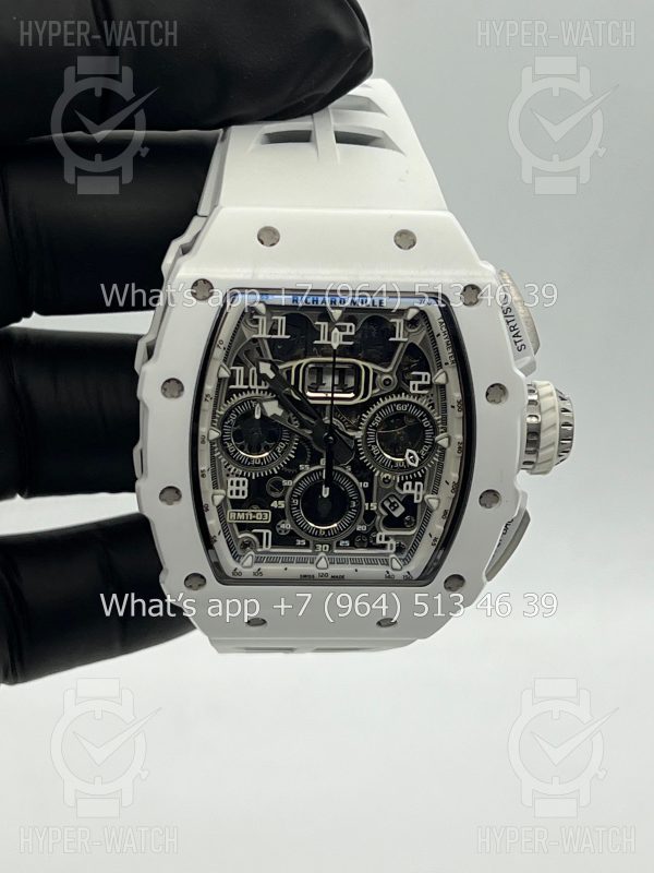 Товар Richard Mille RM 011-03 White Steel Фото 11 - Richard Mille RM 011-03 White Steel