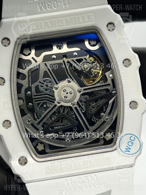 Товар Richard Mille RM 011-03 White Steel Фото 16 - Richard Mille RM 011-03 White Steel