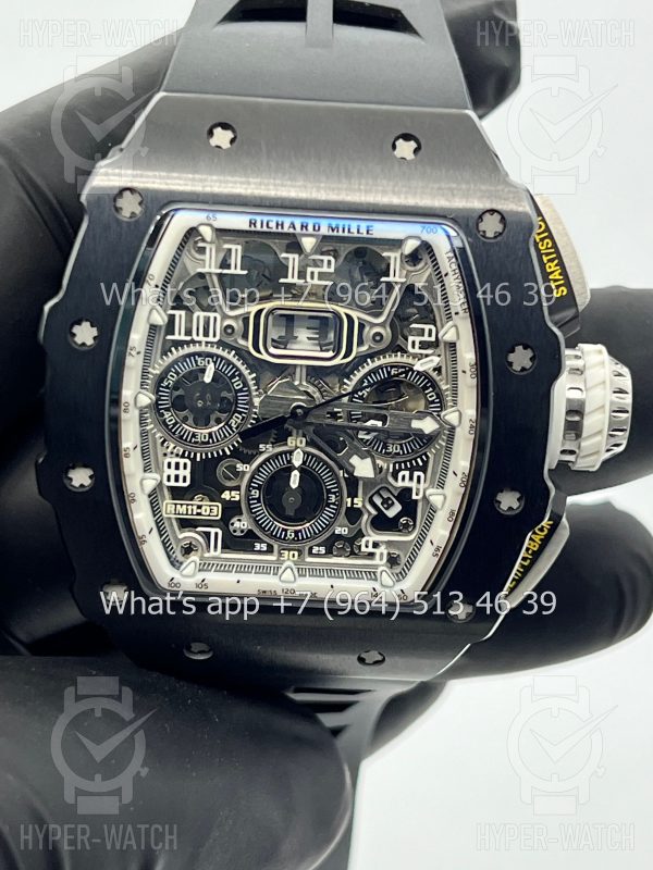 Товар Richard Mille RM 011-03 Black Chronograph Фото 3 - Richard Mille RM 011-03 Black Chronograph