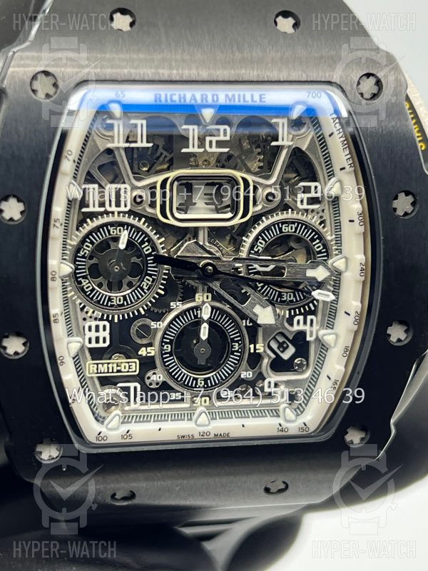 Товар Richard Mille RM 011-03 Black Chronograph Фото 5 - Richard Mille RM 011-03 Black Chronograph