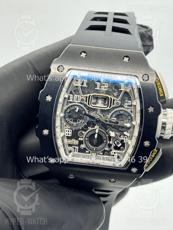 Товар Richard Mille RM 011-03 Black Chronograph Фото 6 - Richard Mille RM 011-03 Black Chronograph