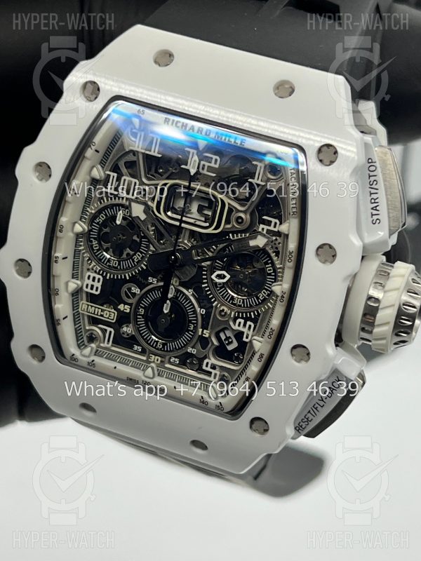 Фото 5 - Richard Mille RM 011-03 White Black