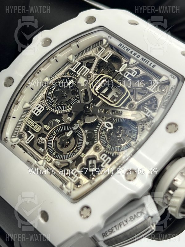 Фото 7 - Richard Mille RM 011-03 White Black