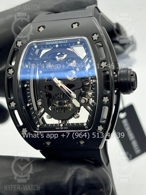 Товар Richard Mille RM 052 Tourbillon Skull Black Фото 7 - Richard Mille RM 052 Tourbillon Skull Black