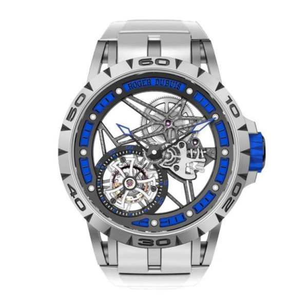 Товар Roger Dubuis Excalibur 45mm Flying Tourbillon White Blue Фото 1 - Roger Dubuis Excalibur 45mm Flying Tourbillon White Blue