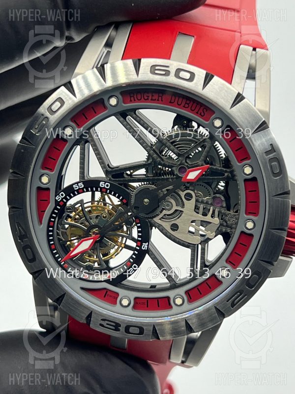 Товар Roger Dubuis Excalibur 45mm Flying Tourbillon Red Фото 4 - Roger Dubuis Excalibur 45mm Flying Tourbillon Red