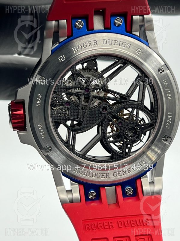 Товар Roger Dubuis Excalibur 45mm Flying Tourbillon Red Фото 14 - Roger Dubuis Excalibur 45mm Flying Tourbillon Red
