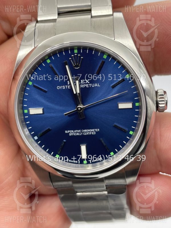 Товар Rolex Oyster Perpetual 39mm 114300-0003 Blue Фото 3 - Rolex Oyster Perpetual 39mm 114300-0003 Blue