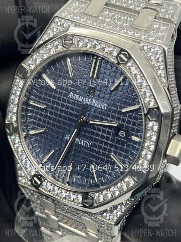 Фото 5 - Audemars Piguet Royal Oak 41mm Diamond Blue