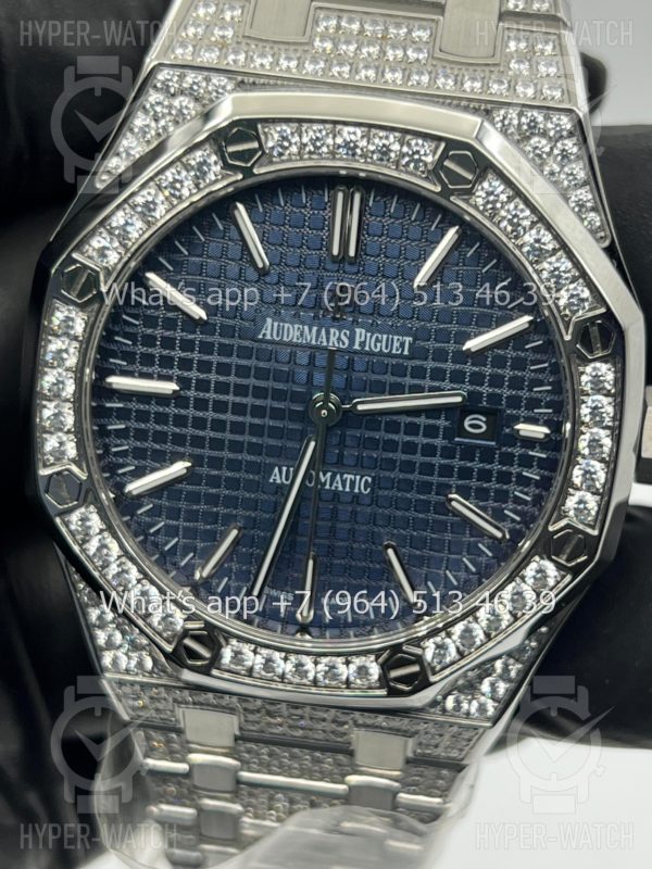 Фото 6 - Audemars Piguet Royal Oak 41mm Diamond Blue