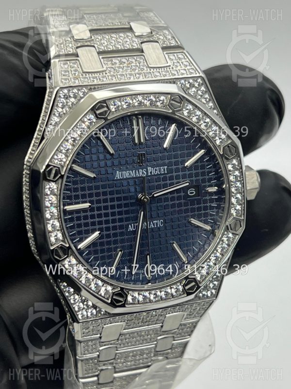 Фото 8 - Audemars Piguet Royal Oak 41mm Diamond Blue