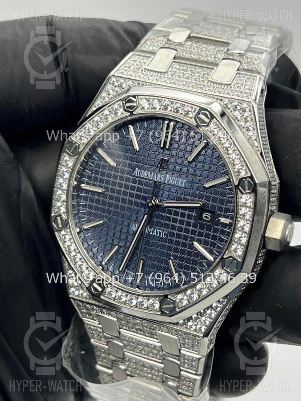 Фото 9 - Audemars Piguet Royal Oak 41mm Diamond Blue