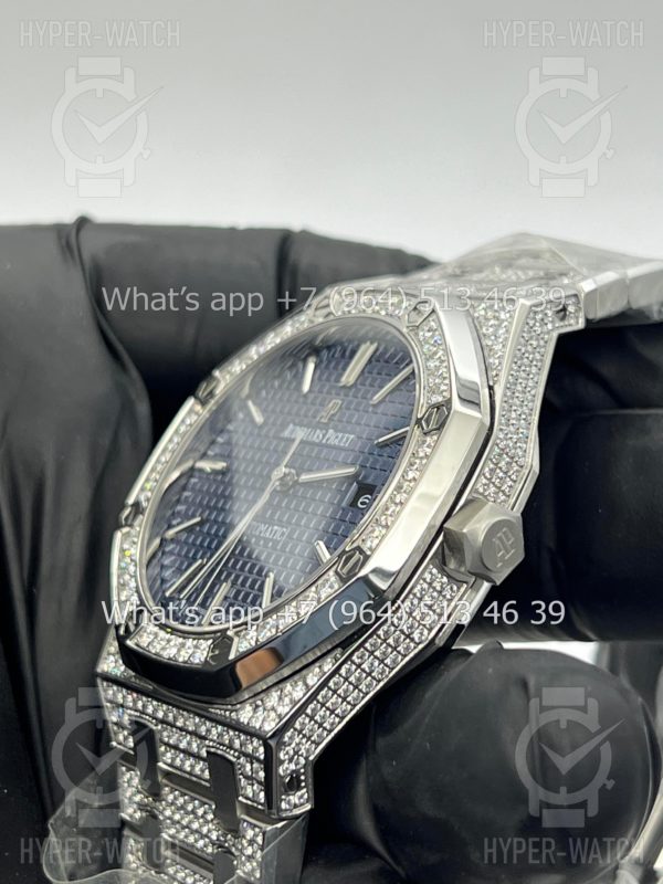 Фото 10 - Audemars Piguet Royal Oak 41mm Diamond Blue