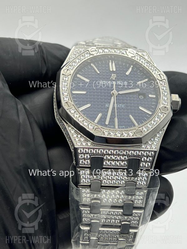 Фото 11 - Audemars Piguet Royal Oak 41mm Diamond Blue