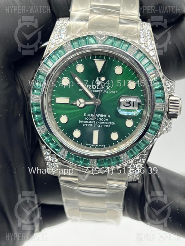 Товар Rolex Submariner 40mm Diamond Green 116619 Фото 6 - Rolex Submariner 40mm Diamond Green 116619