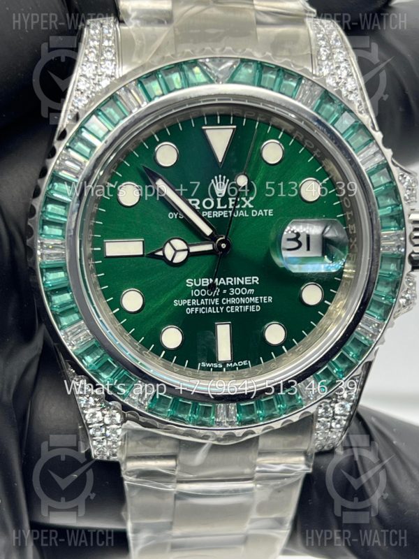 Товар Rolex Submariner 40mm Diamond Green 116619 Фото 7 - Rolex Submariner 40mm Diamond Green 116619