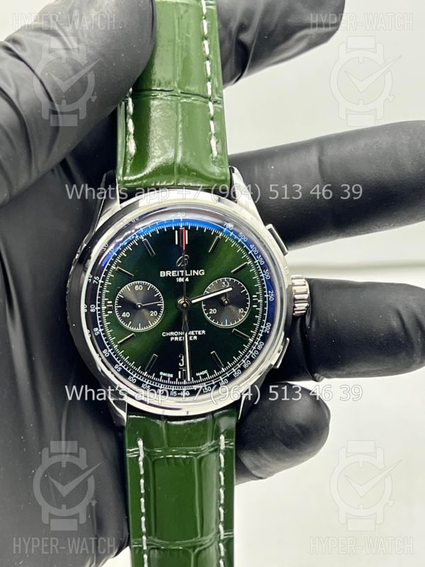 Фото 4 - Breitling Premier B01 42mm Bentley Green