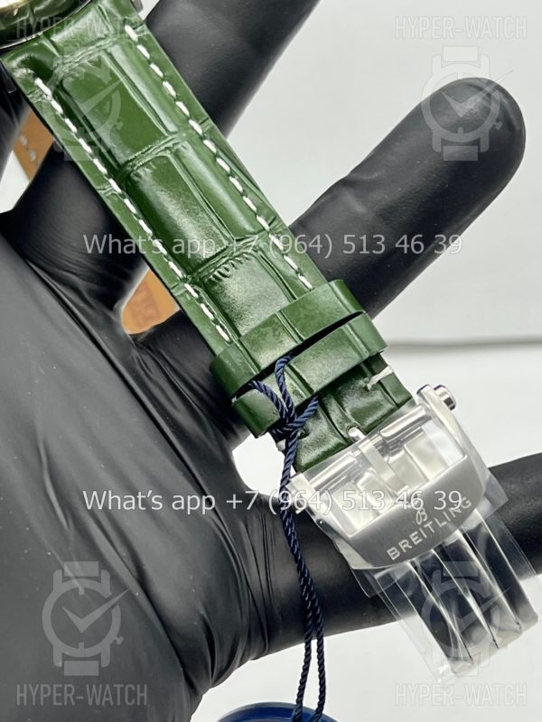 Фото 10 - Breitling Premier B01 42mm Bentley Green