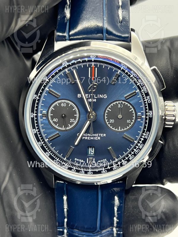 Товар Breitling Premier B01 42mm AB0118A61C1P2 Bentley Blue Фото 2 - Breitling Premier B01 42mm AB0118A61C1P2 Bentley Blue