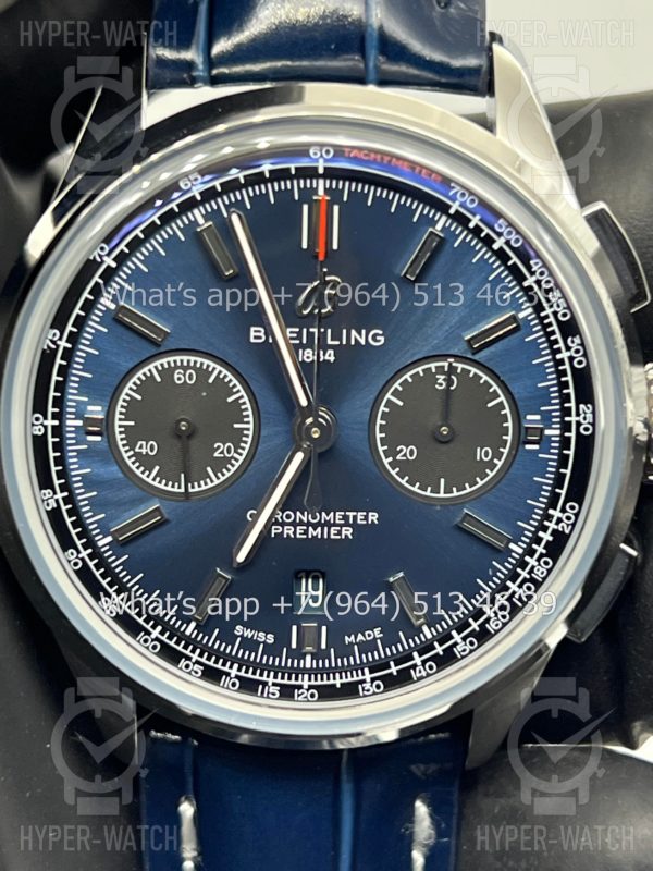 Товар Breitling Premier B01 42mm AB0118A61C1P2 Bentley Blue Фото 3 - Breitling Premier B01 42mm AB0118A61C1P2 Bentley Blue