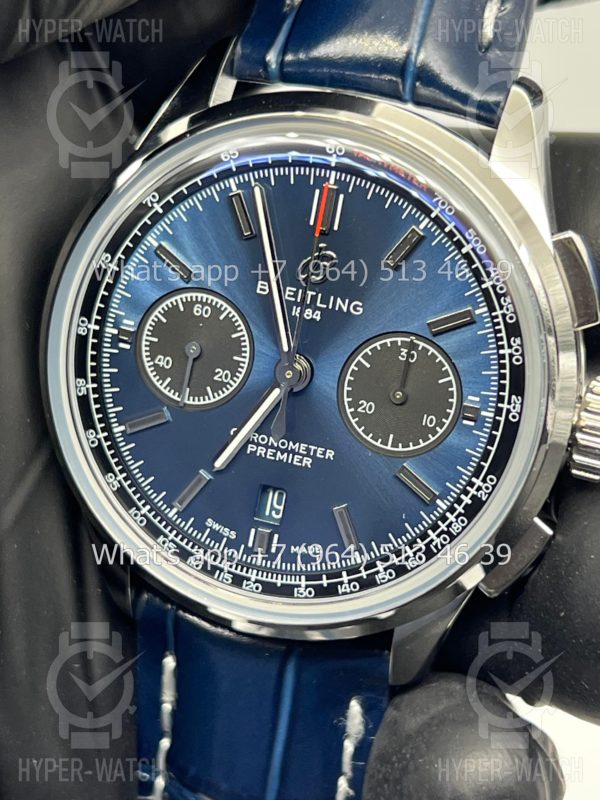 Товар Breitling Premier B01 42mm AB0118A61C1P2 Bentley Blue Фото 4 - Breitling Premier B01 42mm AB0118A61C1P2 Bentley Blue