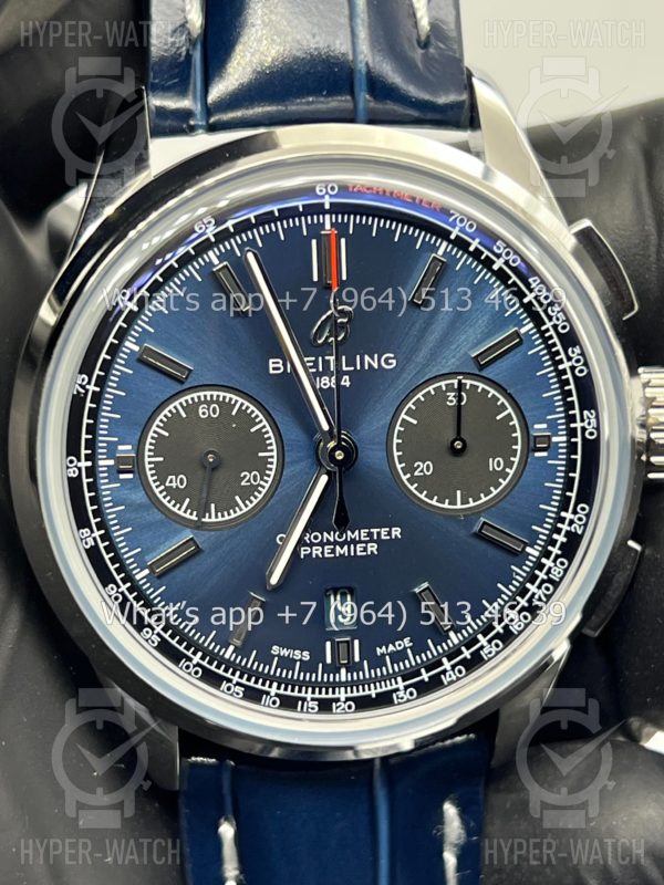 Товар Breitling Premier B01 42mm AB0118A61C1P2 Bentley Blue Фото 6 - Breitling Premier B01 42mm AB0118A61C1P2 Bentley Blue
