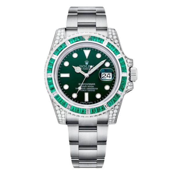 Товар Rolex Submariner 40mm Diamond Green 116619 Фото 1 - Rolex Submariner 40mm Diamond Green 116619