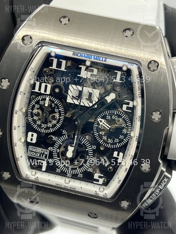Товар Richard Mille RM 011-FM Steel White Фото 3 - Richard Mille RM 011-FM Steel White