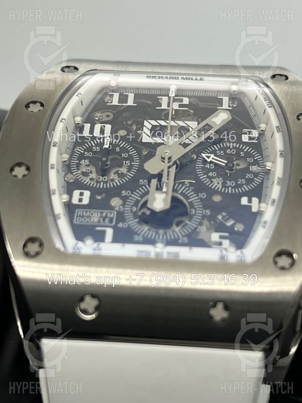 Товар Richard Mille RM 011-FM Steel White Фото 4 - Richard Mille RM 011-FM Steel White