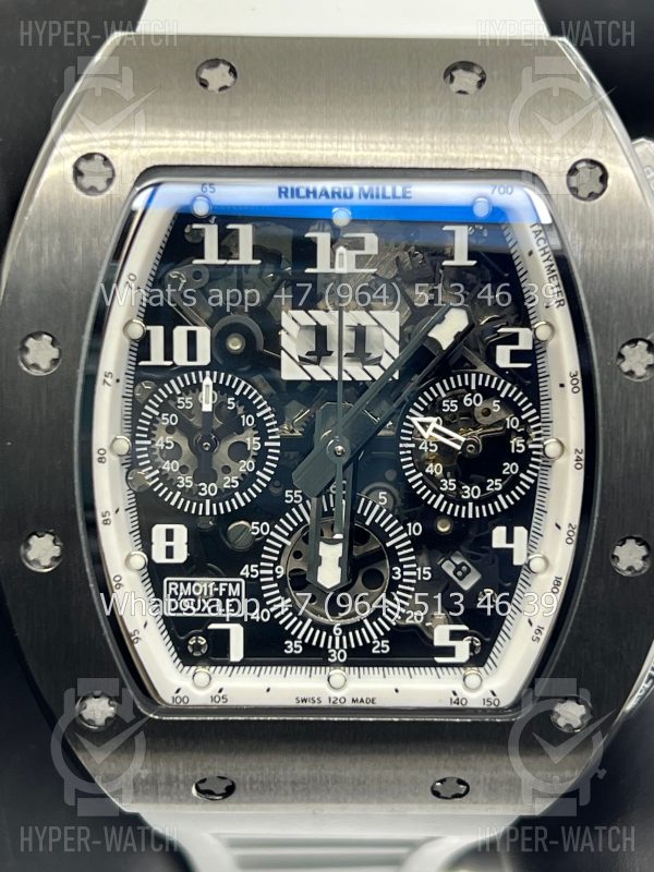 Товар Richard Mille RM 011-FM Steel White Фото 9 - Richard Mille RM 011-FM Steel White