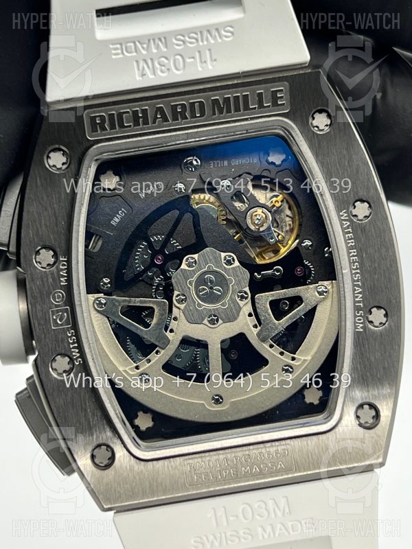 Товар Richard Mille RM 011-FM Steel White Фото 16 - Richard Mille RM 011-FM Steel White