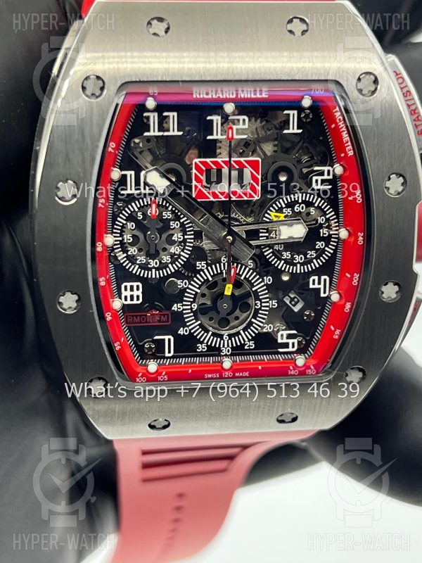 Товар Richard Mille RM 011-FM Steel Red Фото 2 - Richard Mille RM 011-FM Steel Red