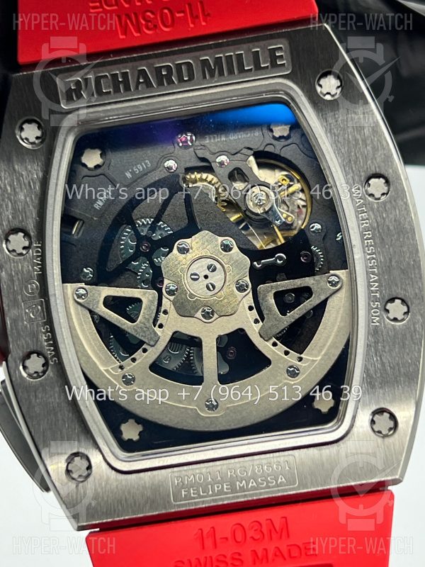 Товар Richard Mille RM 011-FM Steel Red Фото 18 - Richard Mille RM 011-FM Steel Red