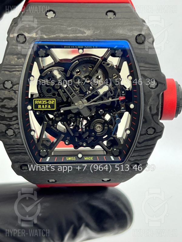 Фото 2 - Richard Mille RM 035-02 Rafa Carbon Black Red V1