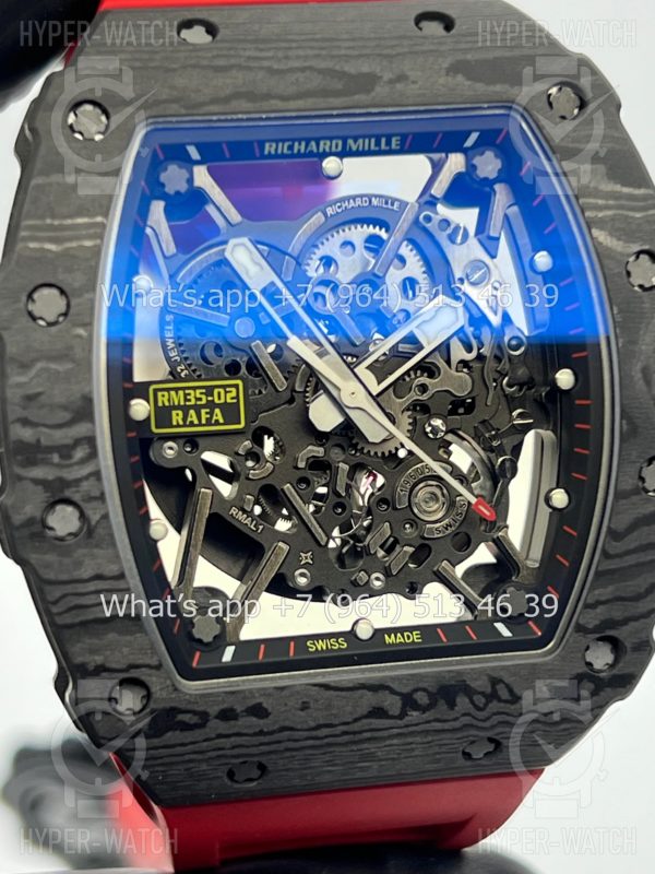 Фото 11 - Richard Mille RM 035-02 Rafa Carbon Black Red V1