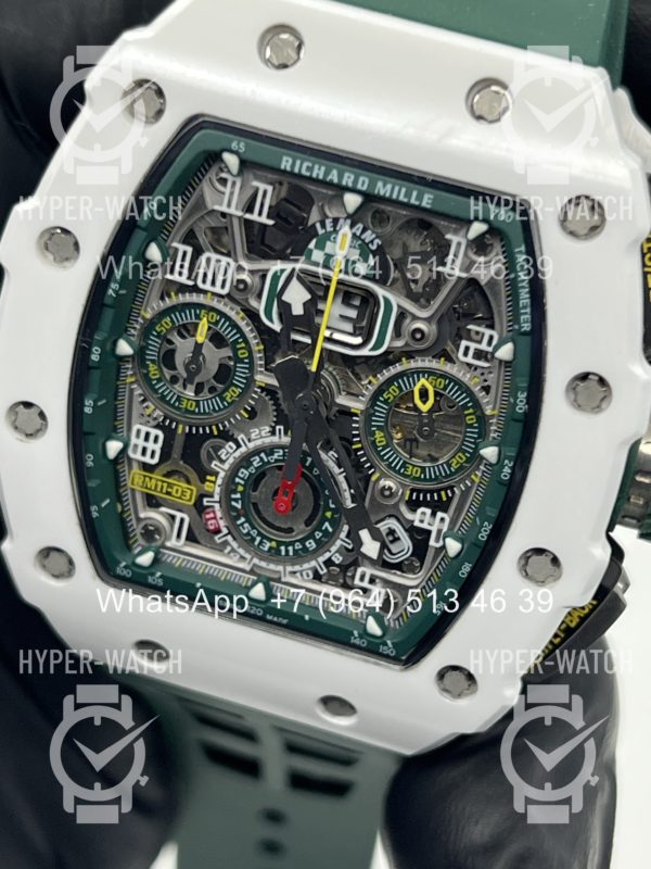Фото 3 - Richard Mille RM 011-03 White Green