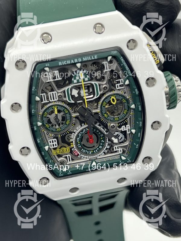 Фото 4 - Richard Mille RM 011-03 White Green