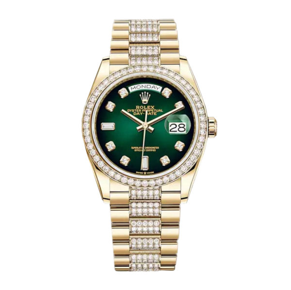 Товар Rolex Day-Date 36mm 128348RBR-0036 Green Фото 1 - Rolex Day-Date 36mm 128348RBR-0036 Green