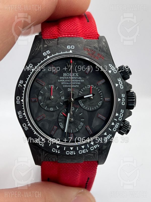 Товар Rolex Cosmograph Daytona Carbon DIW “CARBON RED UNIQUE" Фото 2 - Rolex Cosmograph Daytona Carbon DIW “CARBON RED UNIQUE"