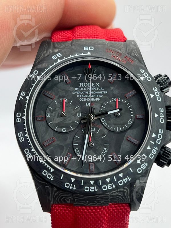 Товар Rolex Cosmograph Daytona Carbon DIW “CARBON RED UNIQUE" Фото 4 - Rolex Cosmograph Daytona Carbon DIW “CARBON RED UNIQUE"