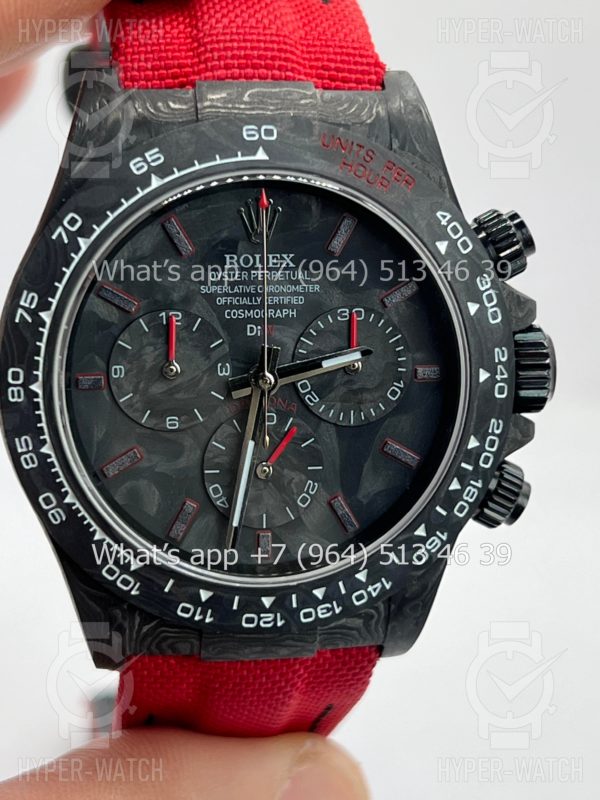 Товар Rolex Cosmograph Daytona Carbon DIW “CARBON RED UNIQUE" Фото 6 - Rolex Cosmograph Daytona Carbon DIW “CARBON RED UNIQUE"