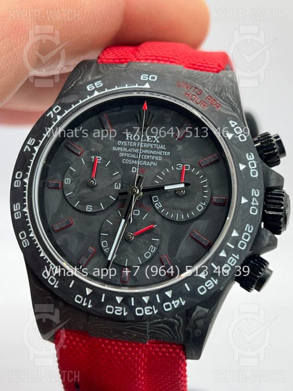 Товар Rolex Cosmograph Daytona Carbon DIW “CARBON RED UNIQUE" Фото 7 - Rolex Cosmograph Daytona Carbon DIW “CARBON RED UNIQUE"