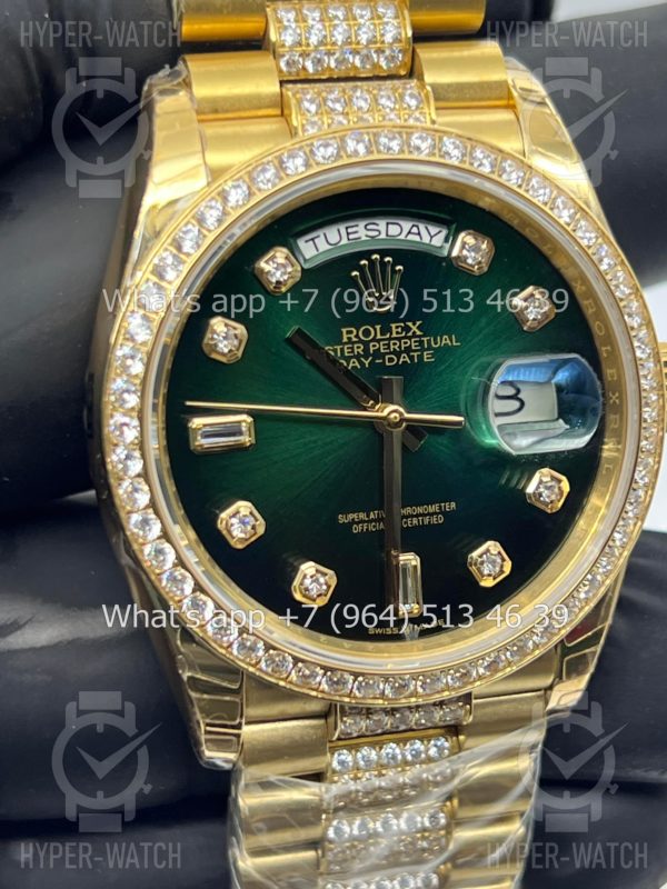Товар Rolex Day-Date 36mm 128348RBR-0036 Green Фото 3 - Rolex Day-Date 36mm 128348RBR-0036 Green