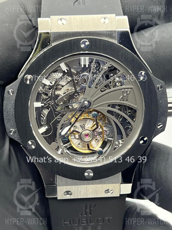 Товар Hublot Big Bang Tourbillion Skeleton Steel Фото 2 - Hublot Big Bang Tourbillion Skeleton Steel